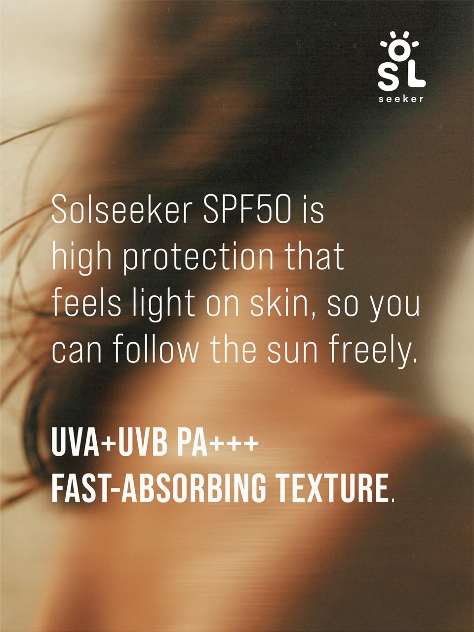 Solseeker SPF 50 Breathable Sunscreen